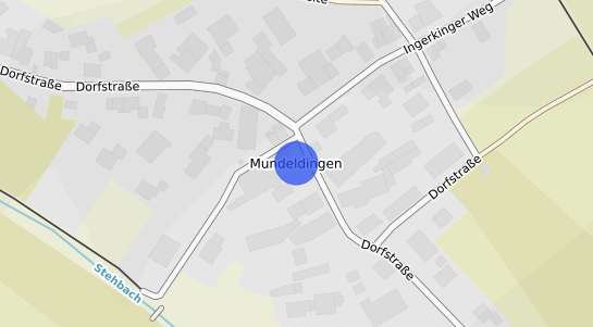 Bodenrichtwertkarte Oberstadion Mundeldingen