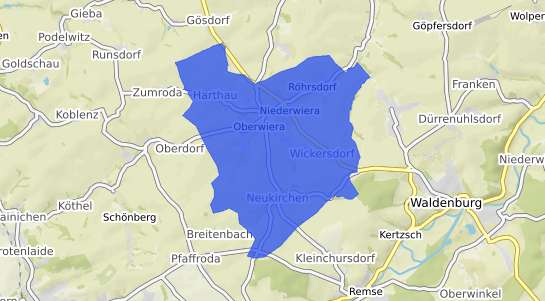 Bodenrichtwertkarte Oberwiera Oberwiera