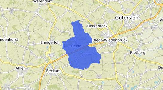 Bodenrichtwertkarte Oelde &Ouml;lde
