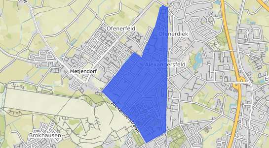 Bodenrichtwertkarte Oldenburg Alexandersfeld