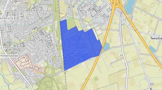 Bodenrichtwertkarte Oldenburg Krusenbusch