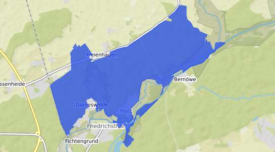 Bodenrichtwertkarte Oranienburg Malz