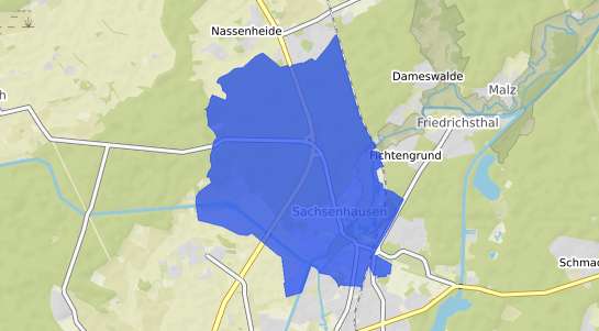 Bodenrichtwertkarte Oranienburg Sachsenhausen