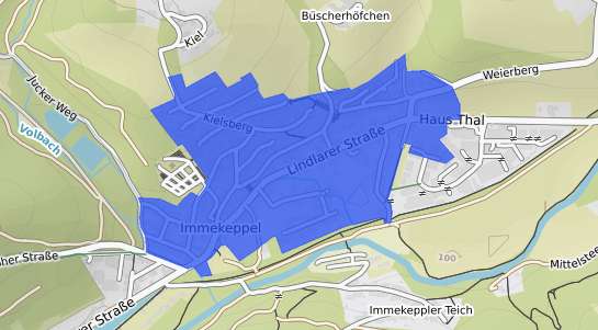 Bodenrichtwertkarte Overath Immekeppel