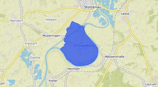 Bodenrichtwertkarte Petershagen Schl&uuml;sselburg