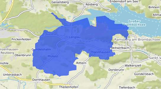 Bodenrichtwertkarte Pfofeld Pfofeld