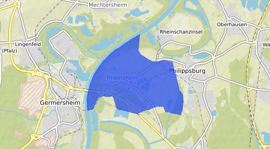 Bodenrichtwertkarte Philippsburg Rheinsheim