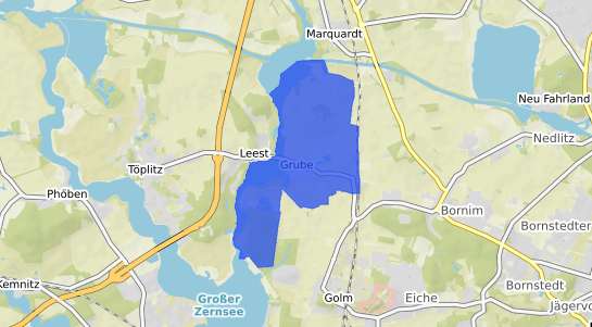 Bodenrichtwertkarte Potsdam Grube