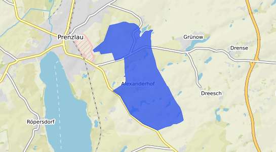 Bodenrichtwertkarte Prenzlau Alexanderhof
