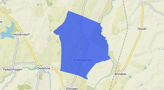 Bodenrichtwertkarte Prenzlau Sch&ouml;nwerder