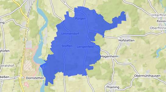 Bodenrichtwertkarte P&uuml;rgen P&uuml;rgen