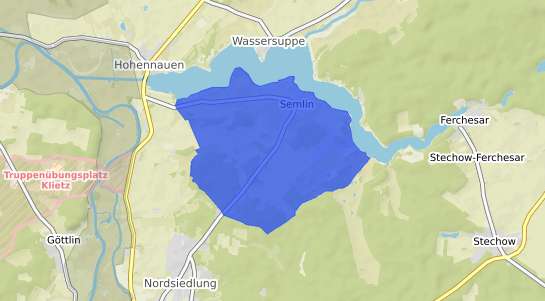 Bodenrichtwertkarte Rathenow Semlin