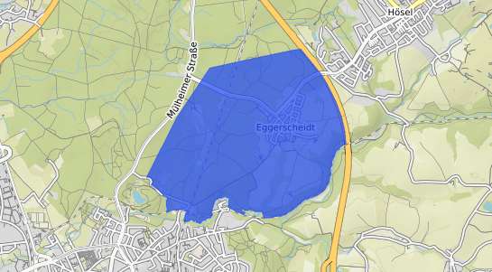 Bodenrichtwertkarte Ratingen Eggerscheidt