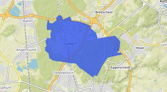 Bodenrichtwertkarte Ratingen Lintorf