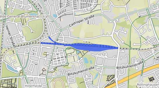 Bodenrichtwertkarte Recklinghausen Ost