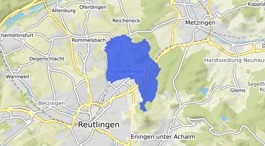 Bodenrichtwertkarte Reutlingen Sondelfingen