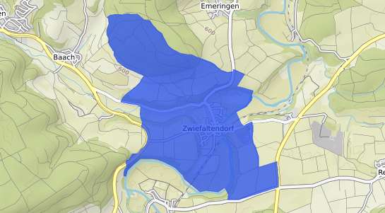 Bodenrichtwertkarte Riedlingen Zwiefaltendorf