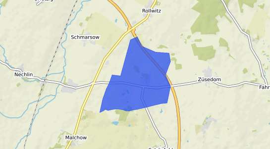 Bodenrichtwertkarte Rollwitz Damerow