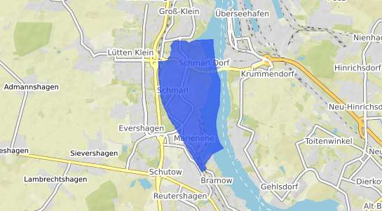 Bodenrichtwertkarte Rostock Schmarl