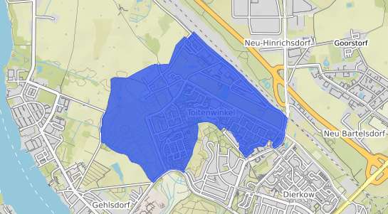 Bodenrichtwertkarte Rostock Toitenwinkel