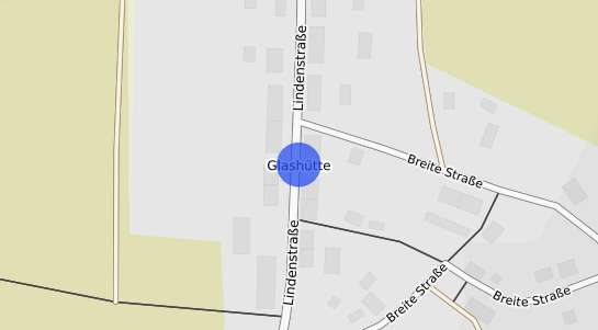 Bodenrichtwertkarte Rothenklempenow Glash&uuml;tte