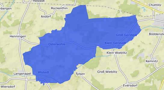 Bodenrichtwertkarte Salzwedel Osterwohle