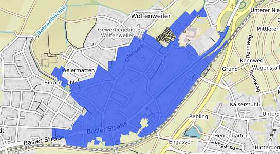 Bodenrichtwertkarte Schallstadt Wolfenweiler
