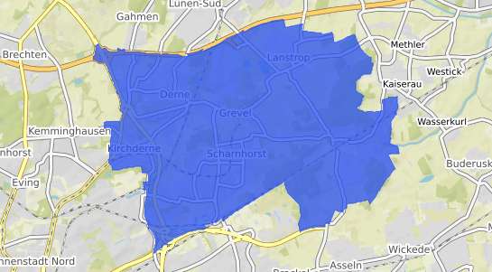 Bodenrichtwertkarte Scharnhorst Scharnhorst