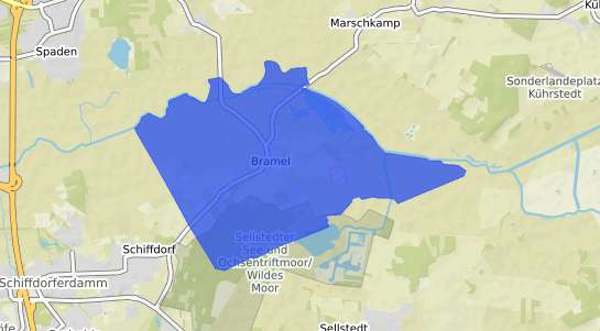 Bodenrichtwertkarte Schiffdorf Bramel