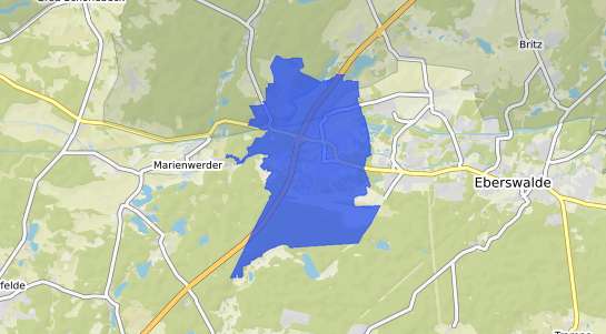 Bodenrichtwertkarte Schorfheide Finowfurt