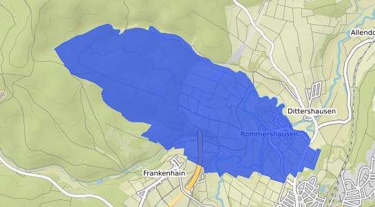 Bodenrichtwertkarte Schwalmstadt Rommershausen