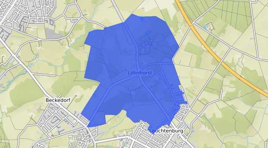 Bodenrichtwertkarte Schwanewede L&ouml;hnhorst