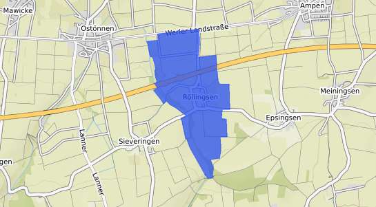 Bodenrichtwertkarte Soest R&ouml;llingsen