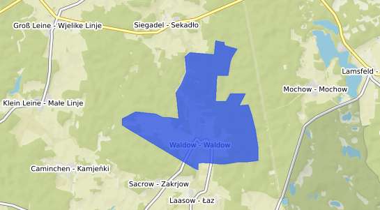 Bodenrichtwertkarte Spreewaldheide Waldow