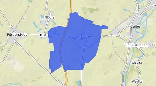 Bodenrichtwertkarte Sta&szlig;furt Brumby