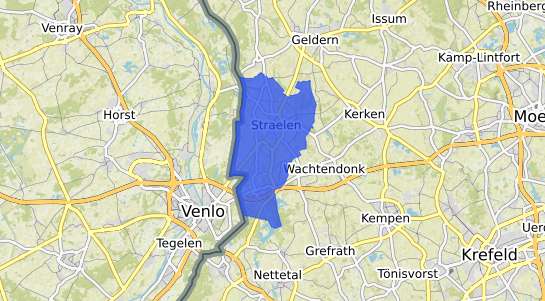 Bodenrichtwertkarte Straelen Str&auml;len