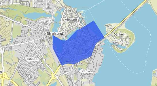 Bodenrichtwertkarte Stralsund Frankenvorstadt