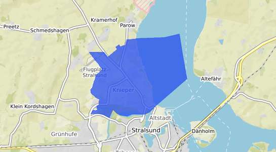 Bodenrichtwertkarte Stralsund Knieper