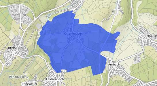 Bodenrichtwertkarte Straubenhardt Ottenhausen