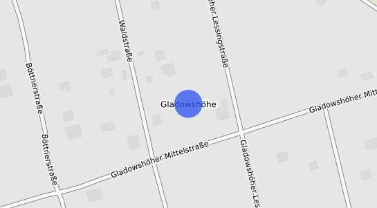 Bodenrichtwertkarte Strausberg Gladowsh&ouml;he