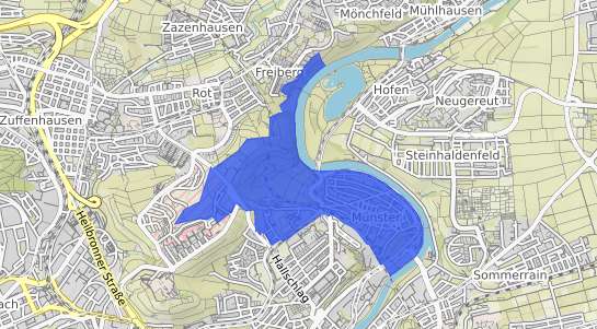 Bodenrichtwertkarte Stuttgart M&uuml;nster