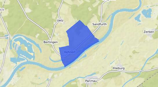 Bodenrichtwertkarte Tangerh&uuml;tte Kehnert