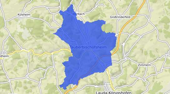 Bodenrichtwertkarte Tauberbischofsheim Tauberbischofsheim