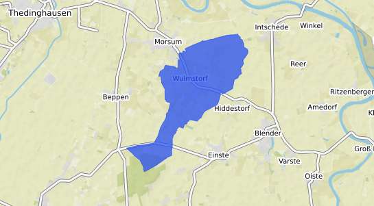 Bodenrichtwertkarte Thedinghausen Wulmstorf