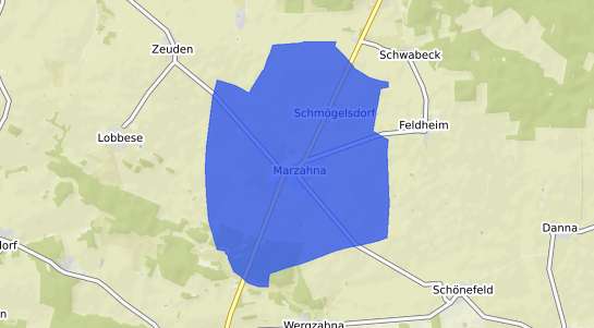 Bodenrichtwertkarte Treuenbrietzen Marzahna