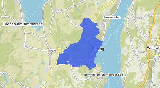 Bodenrichtwertkarte Tutzing Tutzing