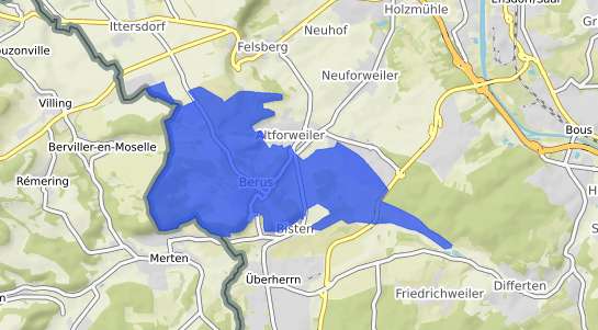 Bodenrichtwertkarte &Uuml;berherrn Berus