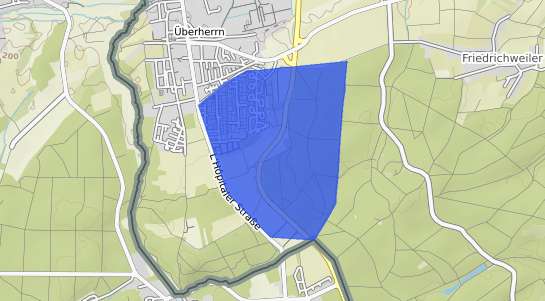 Bodenrichtwertkarte &Uuml;berherrn Wohnstadt