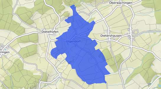 Bodenrichtwertkarte Unlingen Uigendorf