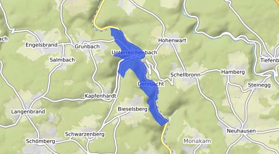 Bodenrichtwertkarte Unterreichenbach Unterreichenbach